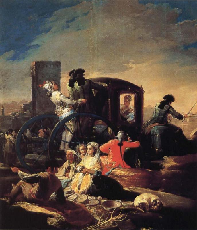 Francisco Goya Crockery Vendor oil painting picture